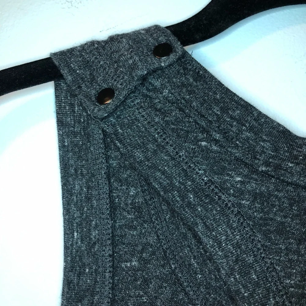 Nike “Just Do It” Dark Gray Sleeveless Romper Size XS